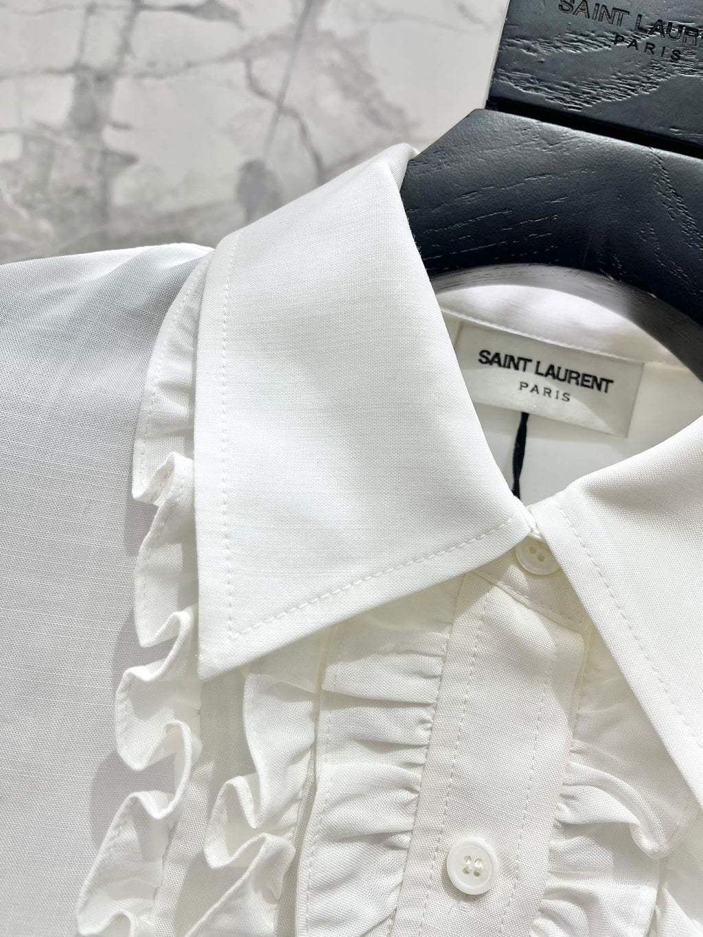 🔥Highest Quality🔥26SS New Vintage-Style Long-Sleeve Shirt with Ruffles and Pleats