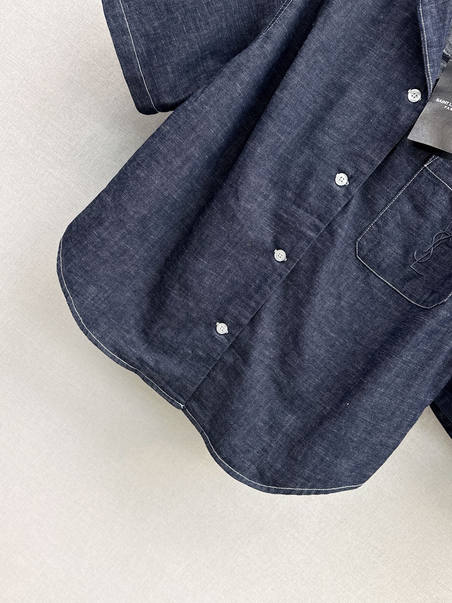 26SS New Letter-Embroidered Denim Set 🖤