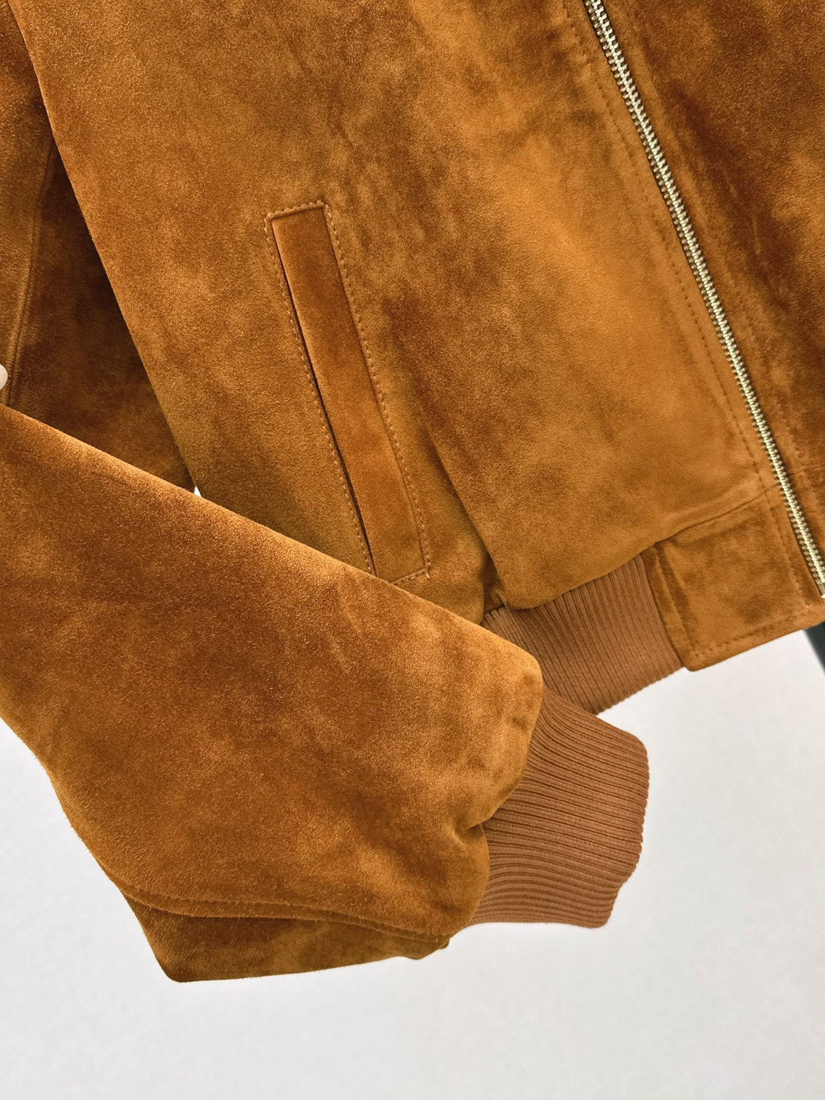 ❤️‍🔥Limited edition❤️‍🔥  26SS New Vintage-Style Brown Suede-Finish Cropped Jacket 🤎