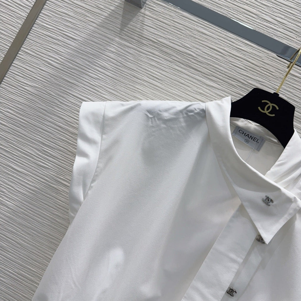 26FW New Sleeveless Shirt with 3D Tailoring