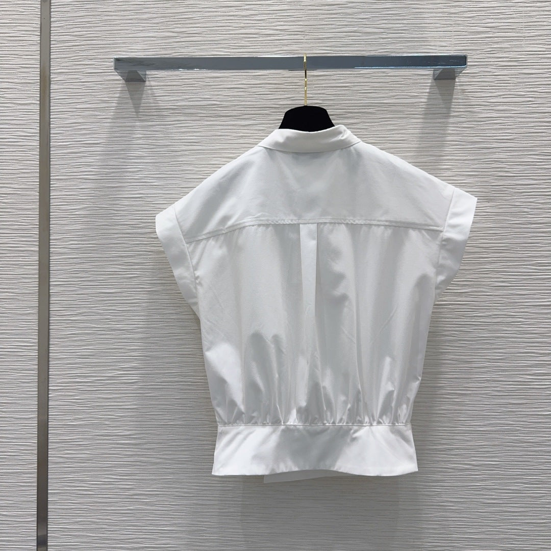 26FW New Sleeveless Shirt with 3D Tailoring