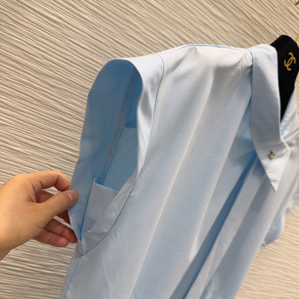 26FW New Sleeveless Shirt with 3D Tailoring