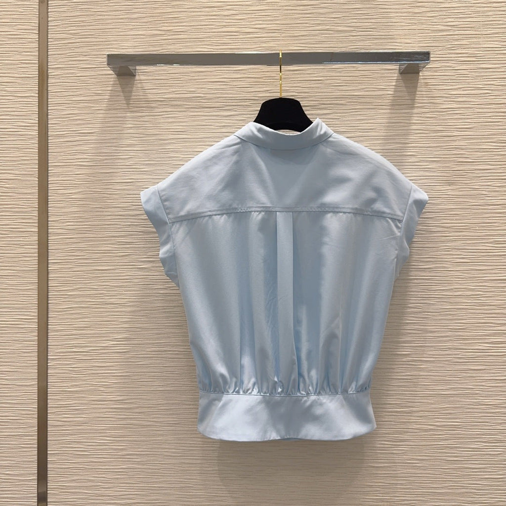 26FW New Sleeveless Shirt with 3D Tailoring
