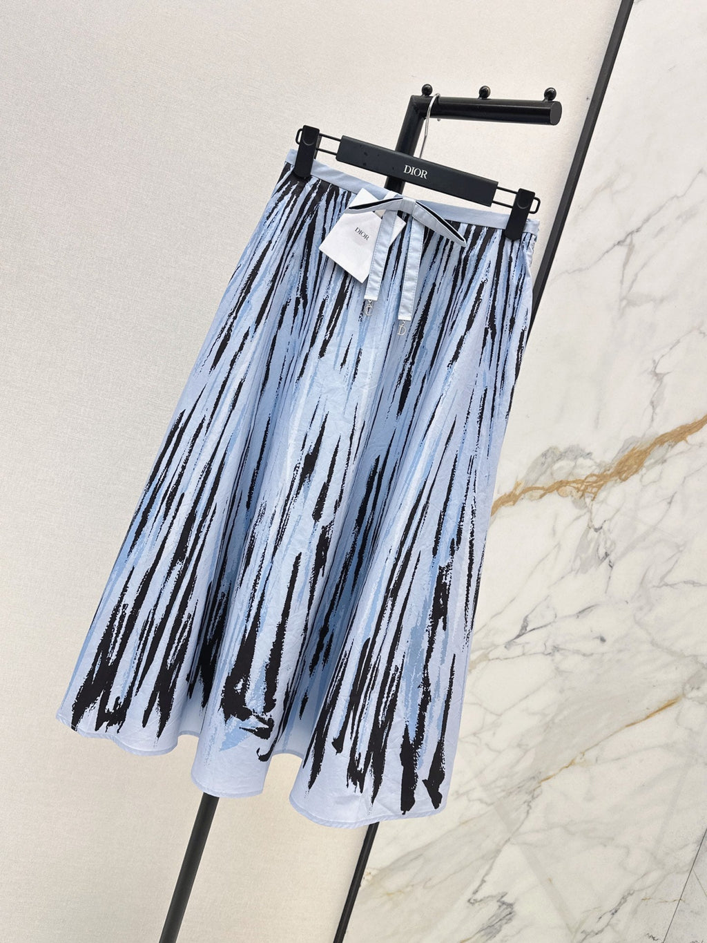 26FW New Resort Collection Printed Skirt with Bow Detail 🩵