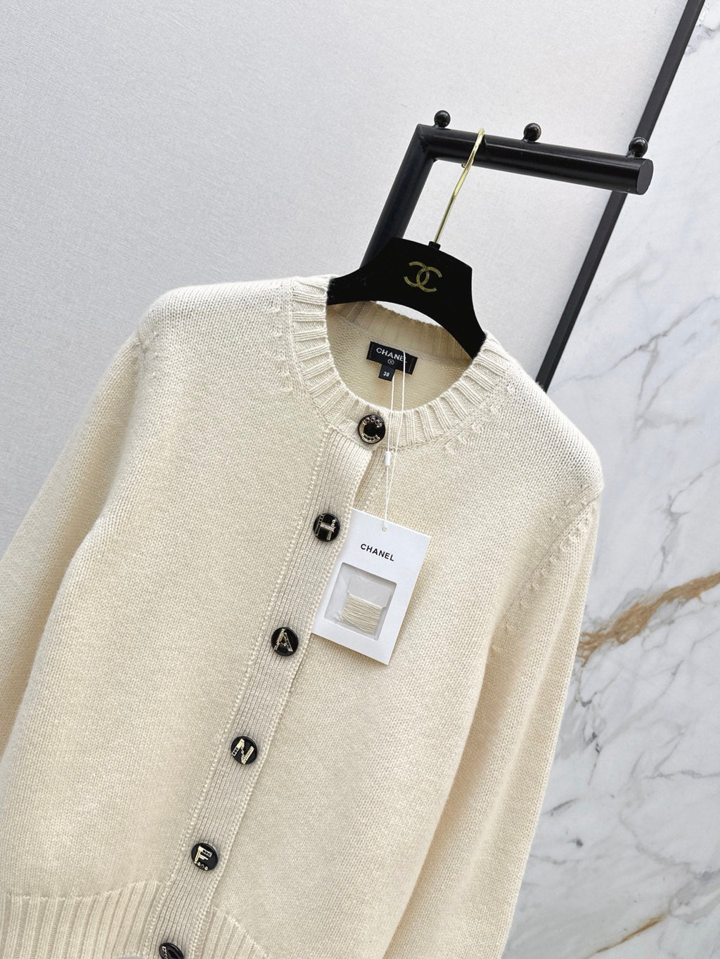 🔥Highest Quality🔥 26FW New High-End Métiers d'Art Cashmere Knit Cardigan 🖤