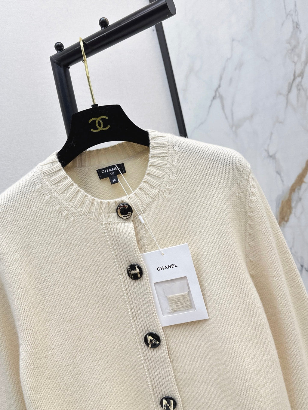 🔥Highest Quality🔥 26FW New High-End Métiers d'Art Cashmere Knit Cardigan 🖤
