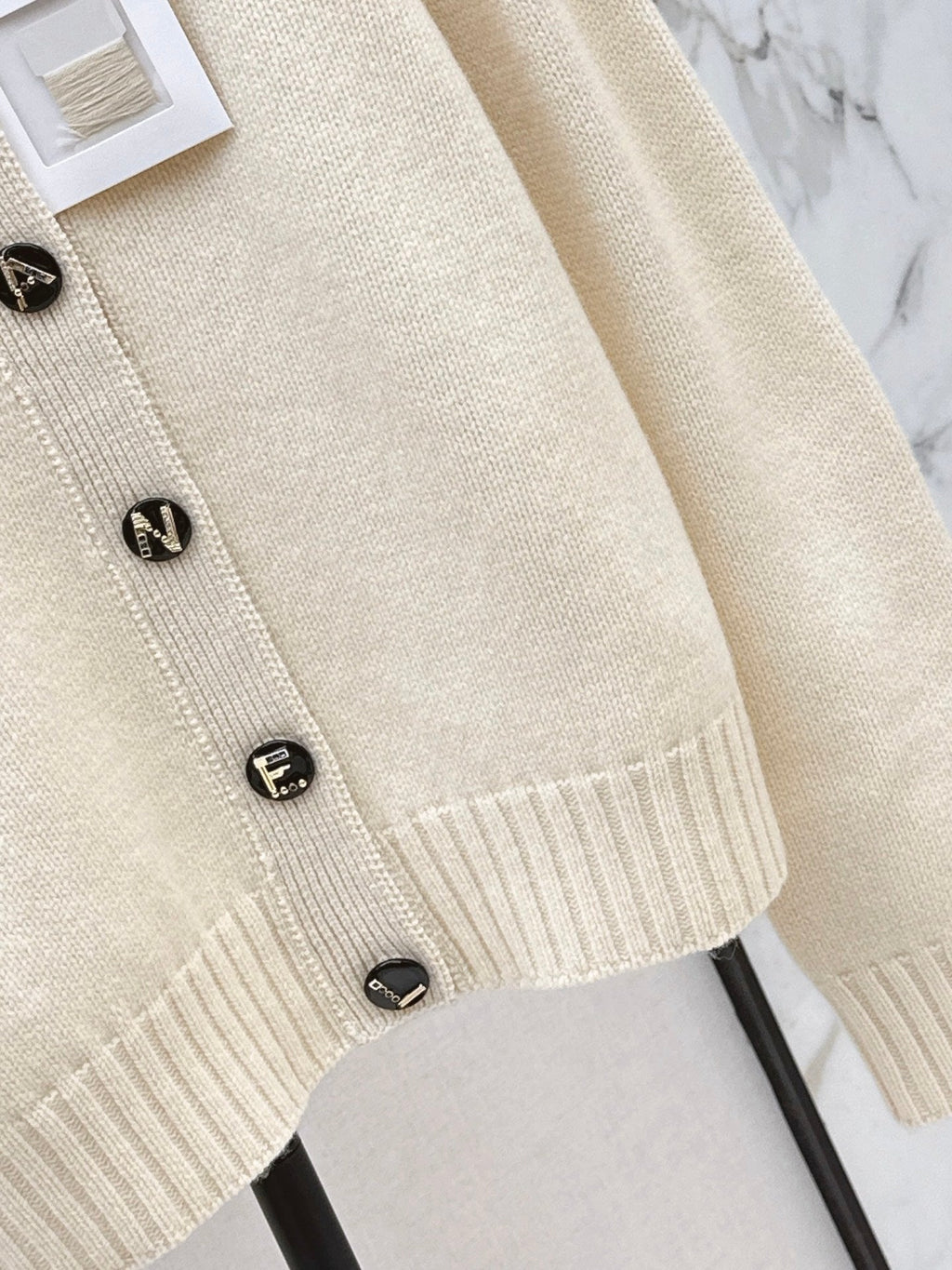 🔥Highest Quality🔥 26FW New High-End Métiers d'Art Cashmere Knit Cardigan 🖤