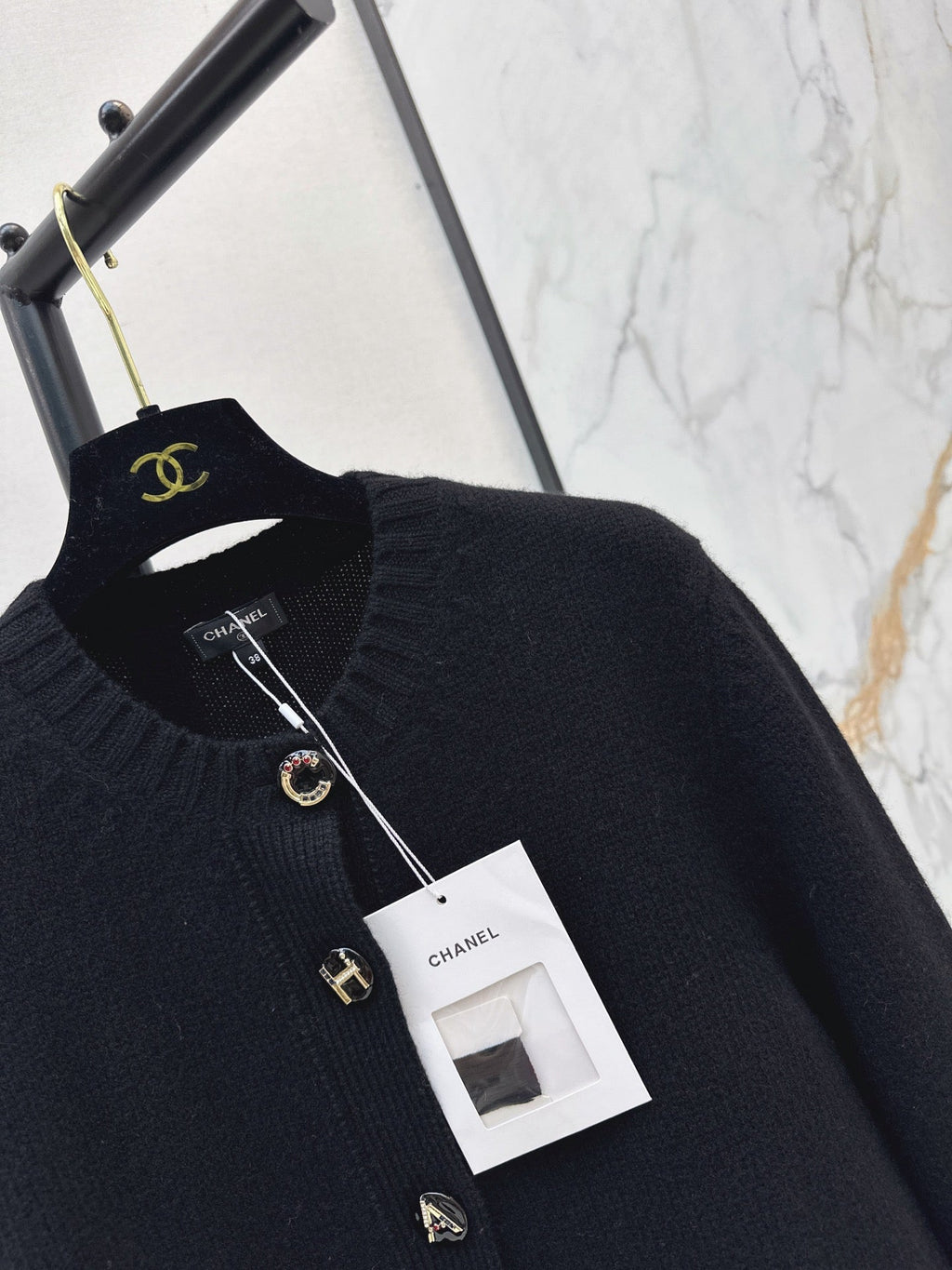 🔥Highest Quality🔥 26FW New High-End Métiers d'Art Cashmere Knit Cardigan 🖤