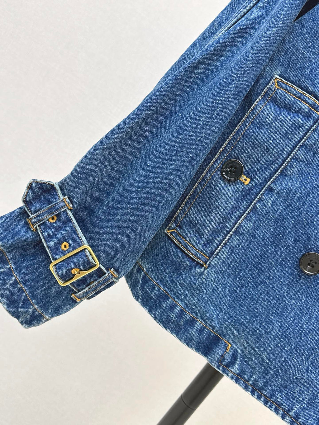 26FW New Vintage-Wash Denim Trench Coat 🩵