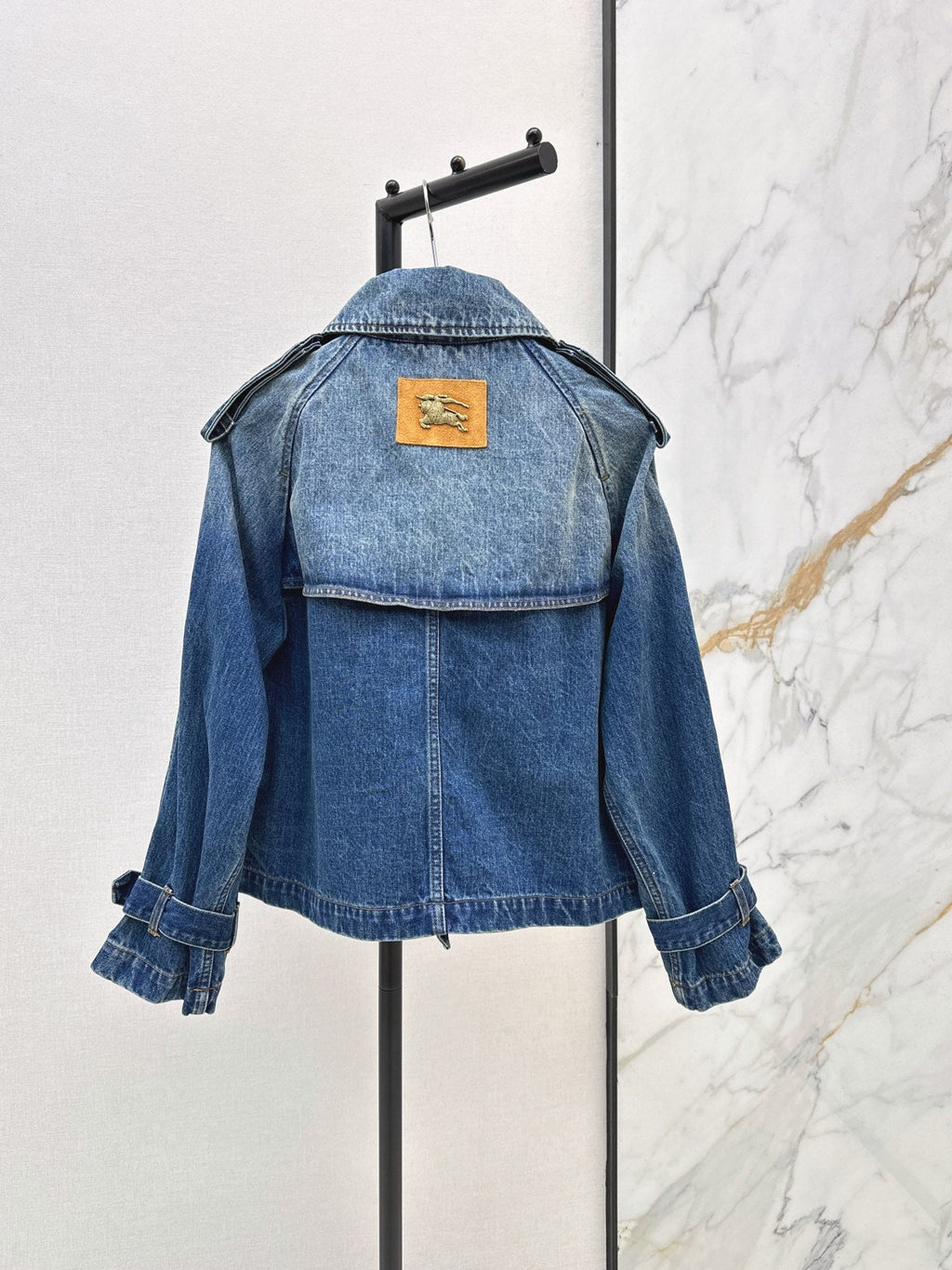 26FW New Vintage-Wash Denim Trench Coat 🩵