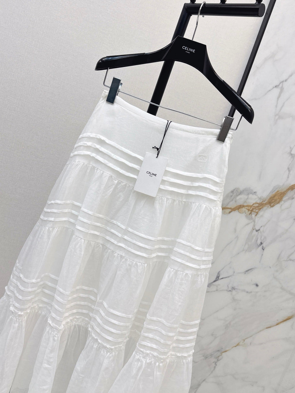 26FW New High-Waisted Linen Skirt – South of France Vacation Style 🤍