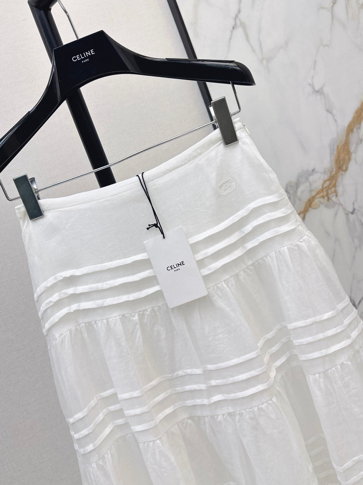 26FW New High-Waisted Linen Skirt – South of France Vacation Style 🤍