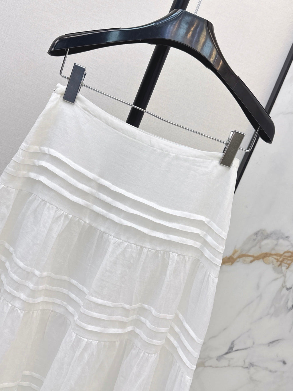 26FW New High-Waisted Linen Skirt – South of France Vacation Style 🤍