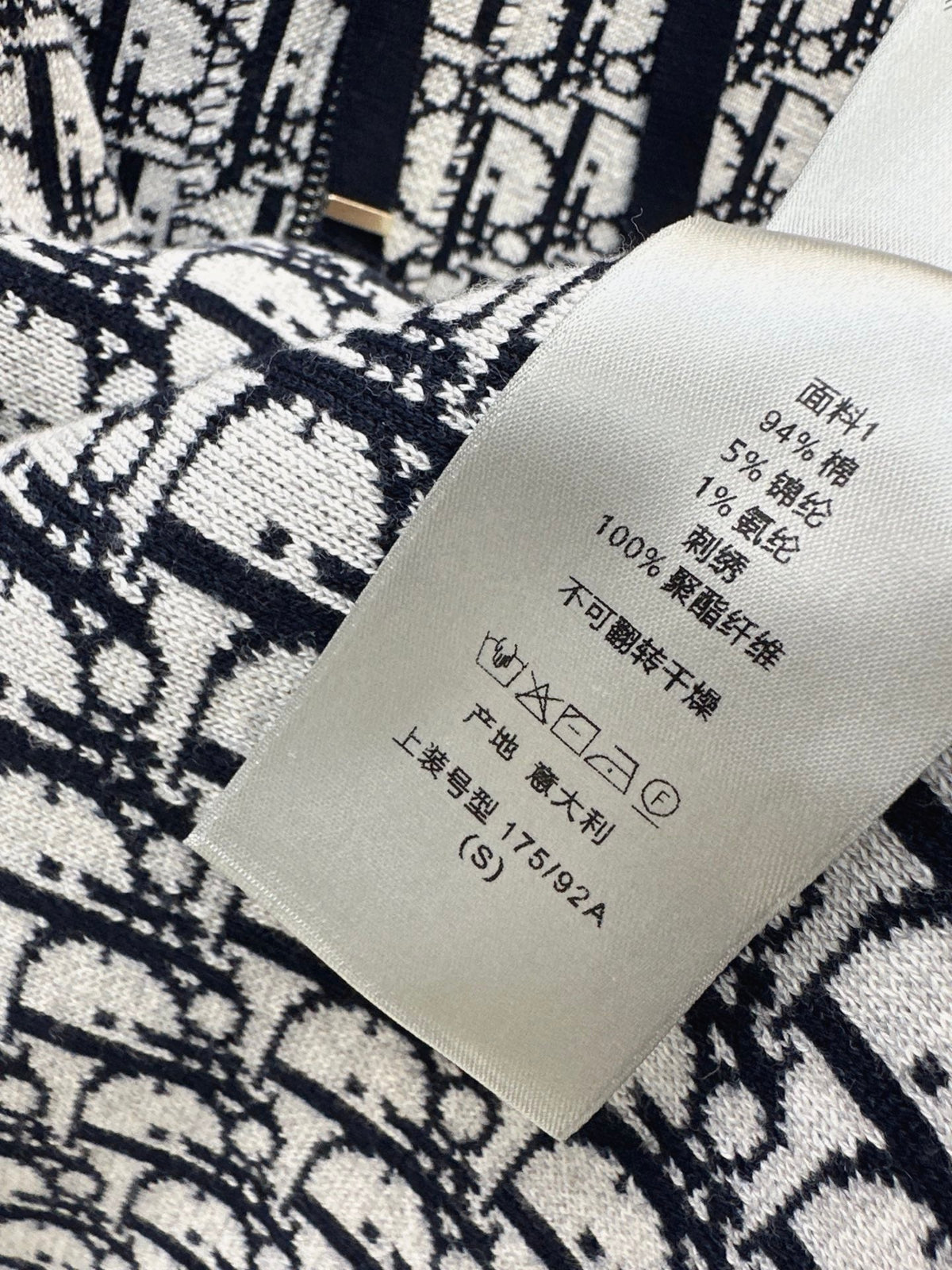 26FW New Unisex Reversible Premium Monogram Logo Zip-Up Cashmere Jacket 🩶