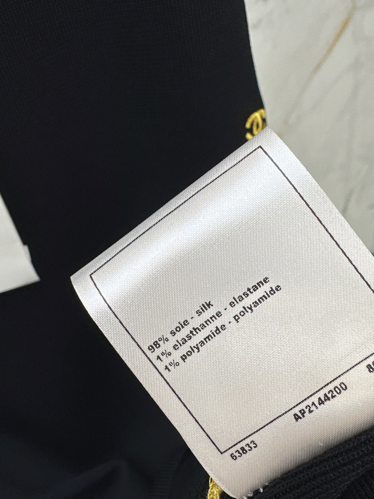 26FW New Camisole Dress with Gold-Thread Embroidered Logo Trim 🖤