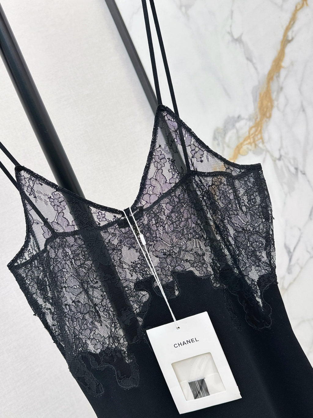 26FW New Patchwork Lace Camisole Dress 🖤