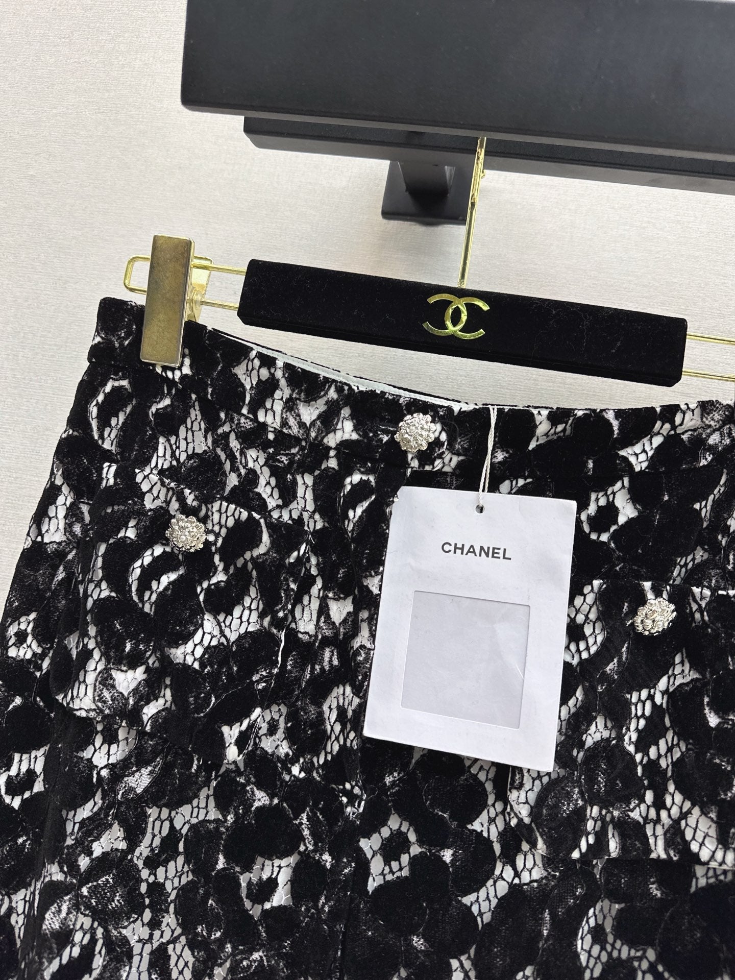 26FW New Custom Lace Flared Trousers 🖤