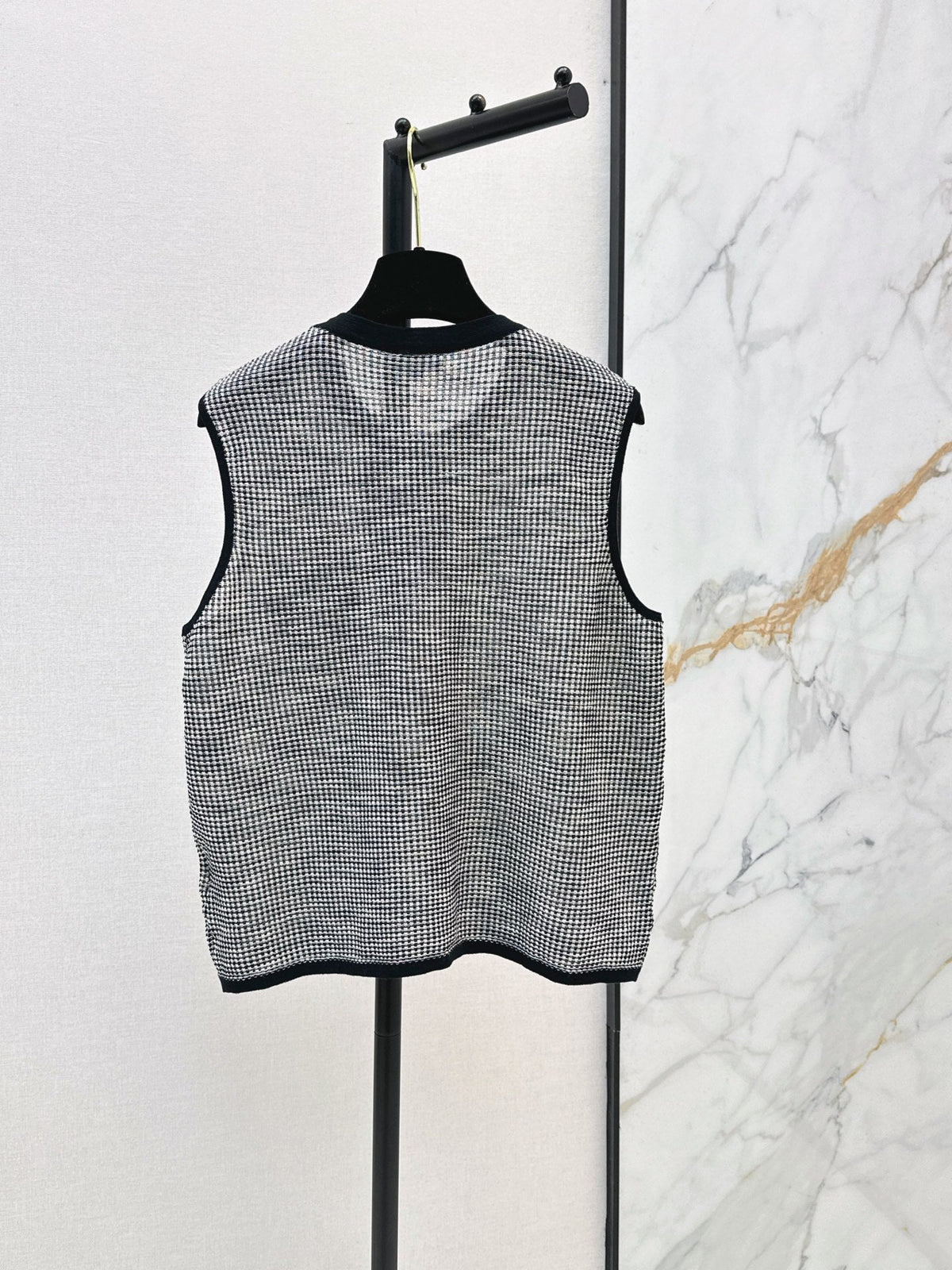 26FW New Vintage-Style Drop-Shoulder Crew-Neck Vest 🖤