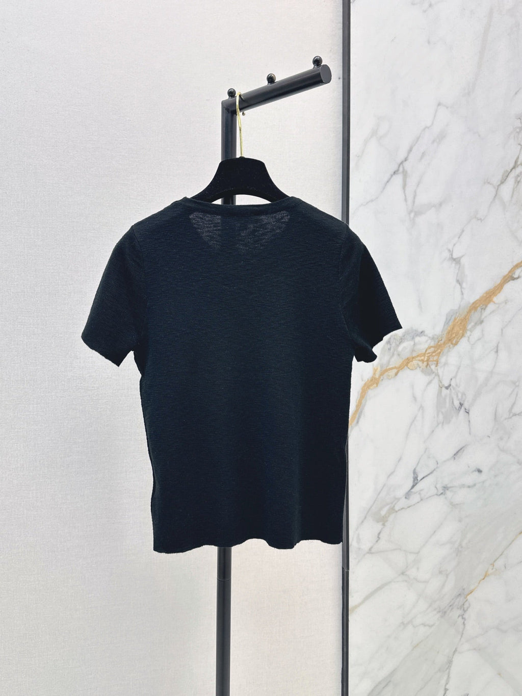 26FW New Vintage-Style Crew Neck Short-Sleeve Knit Top 🖤