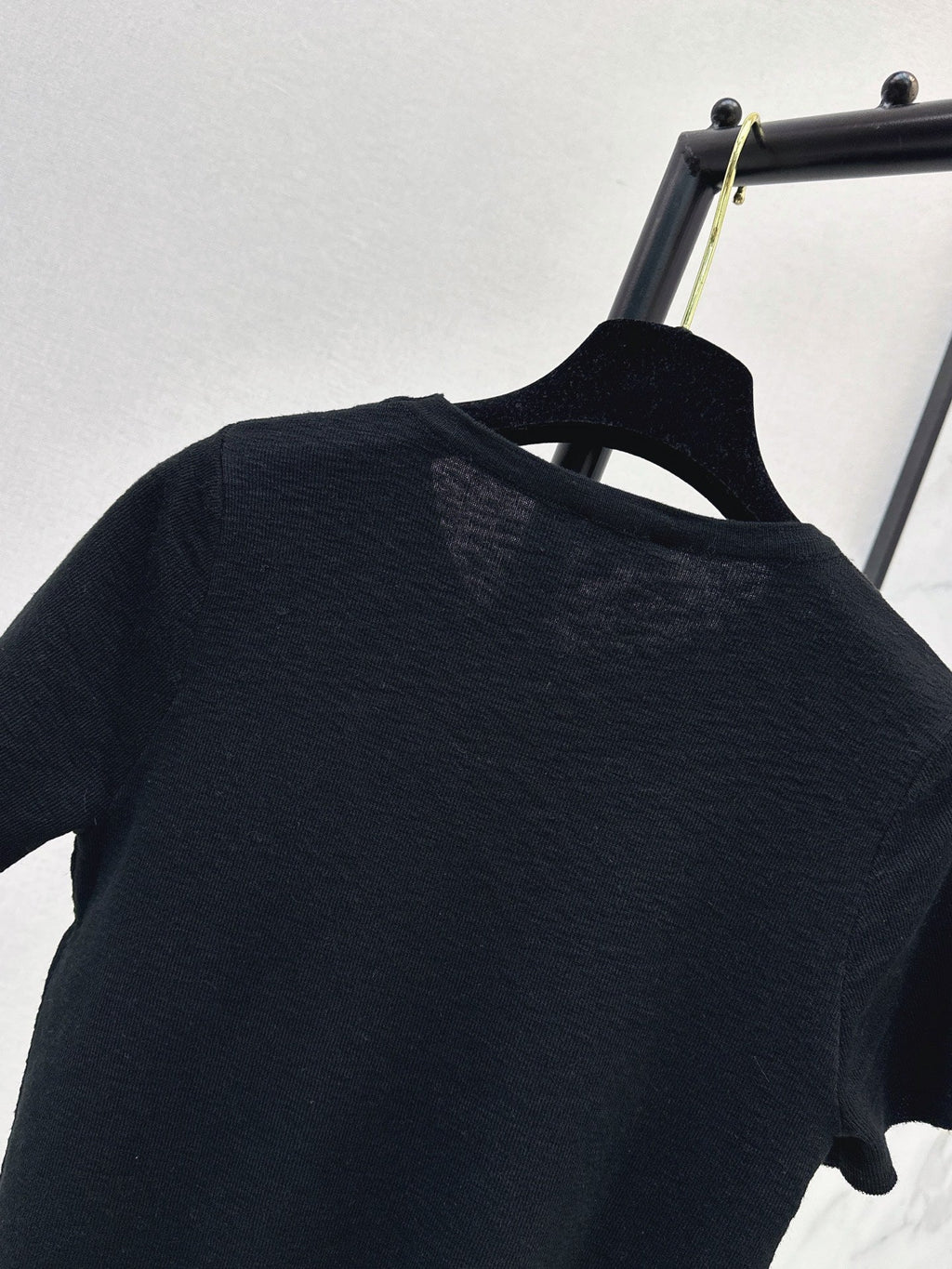 26FW New Vintage-Style Crew Neck Short-Sleeve Knit Top 🖤