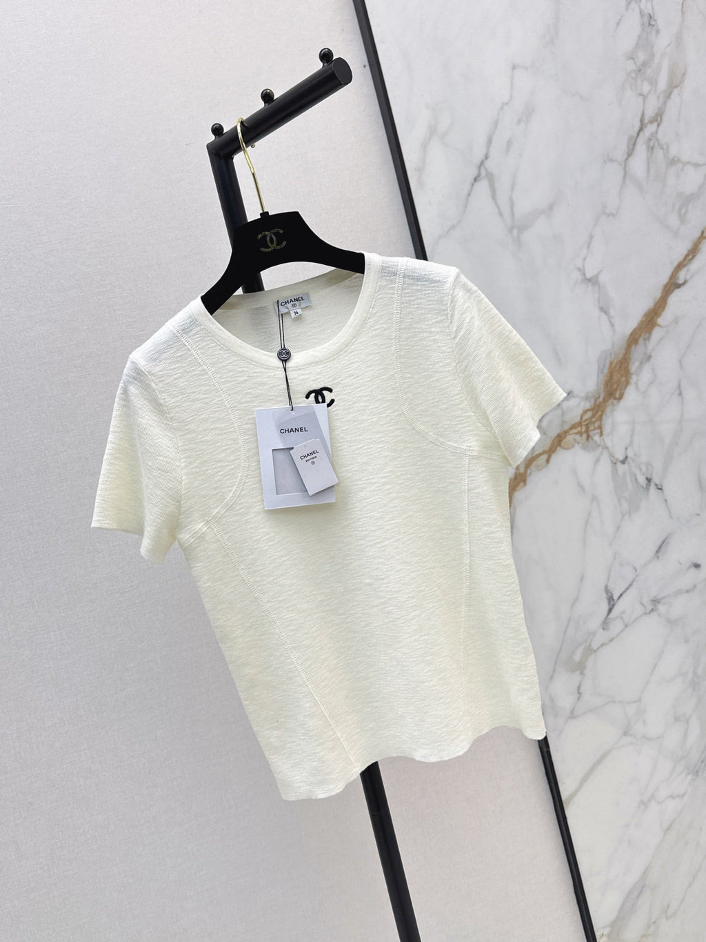 26FW New Vintage-Style Crew Neck Short-Sleeve Knit Top 🖤