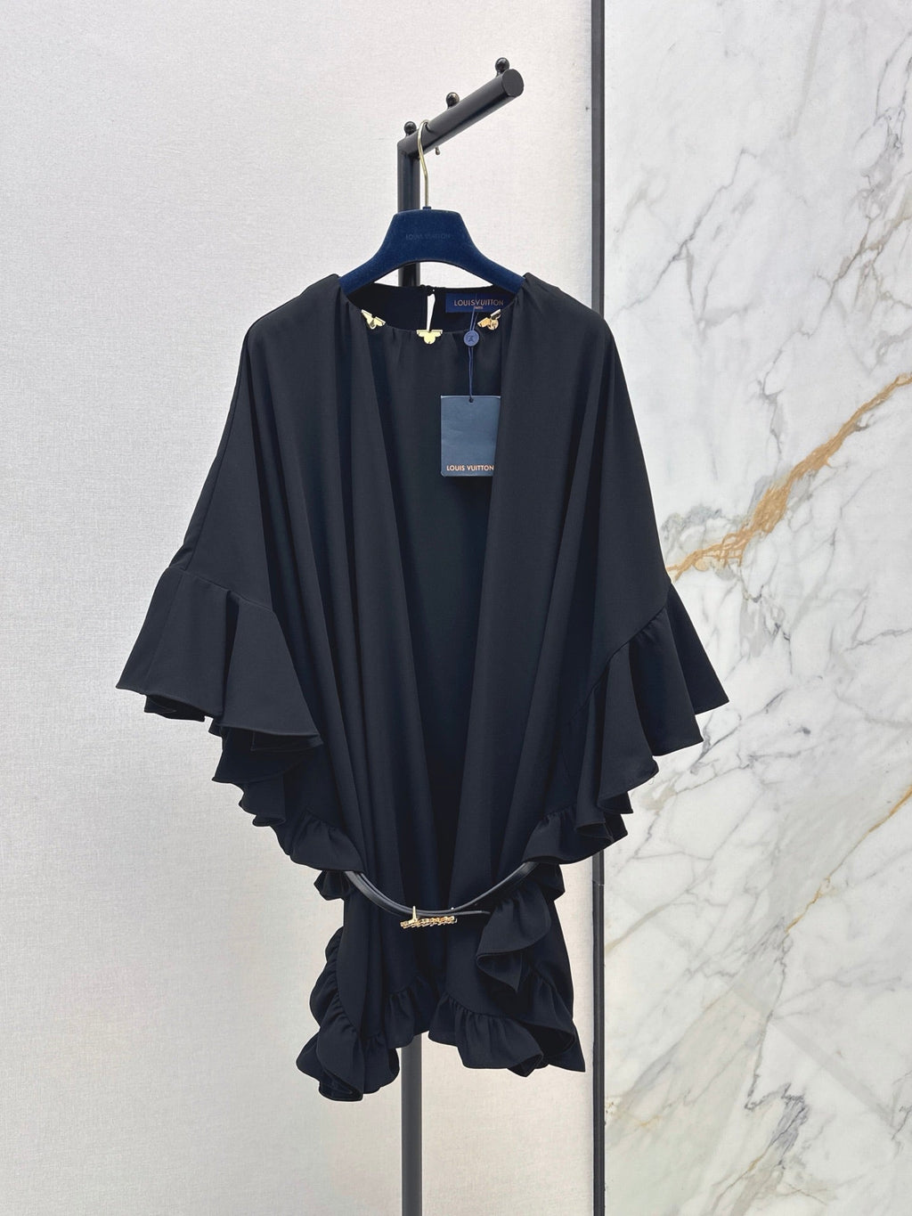 New 26FW Black Batwing-Sleeve Dress 🖤