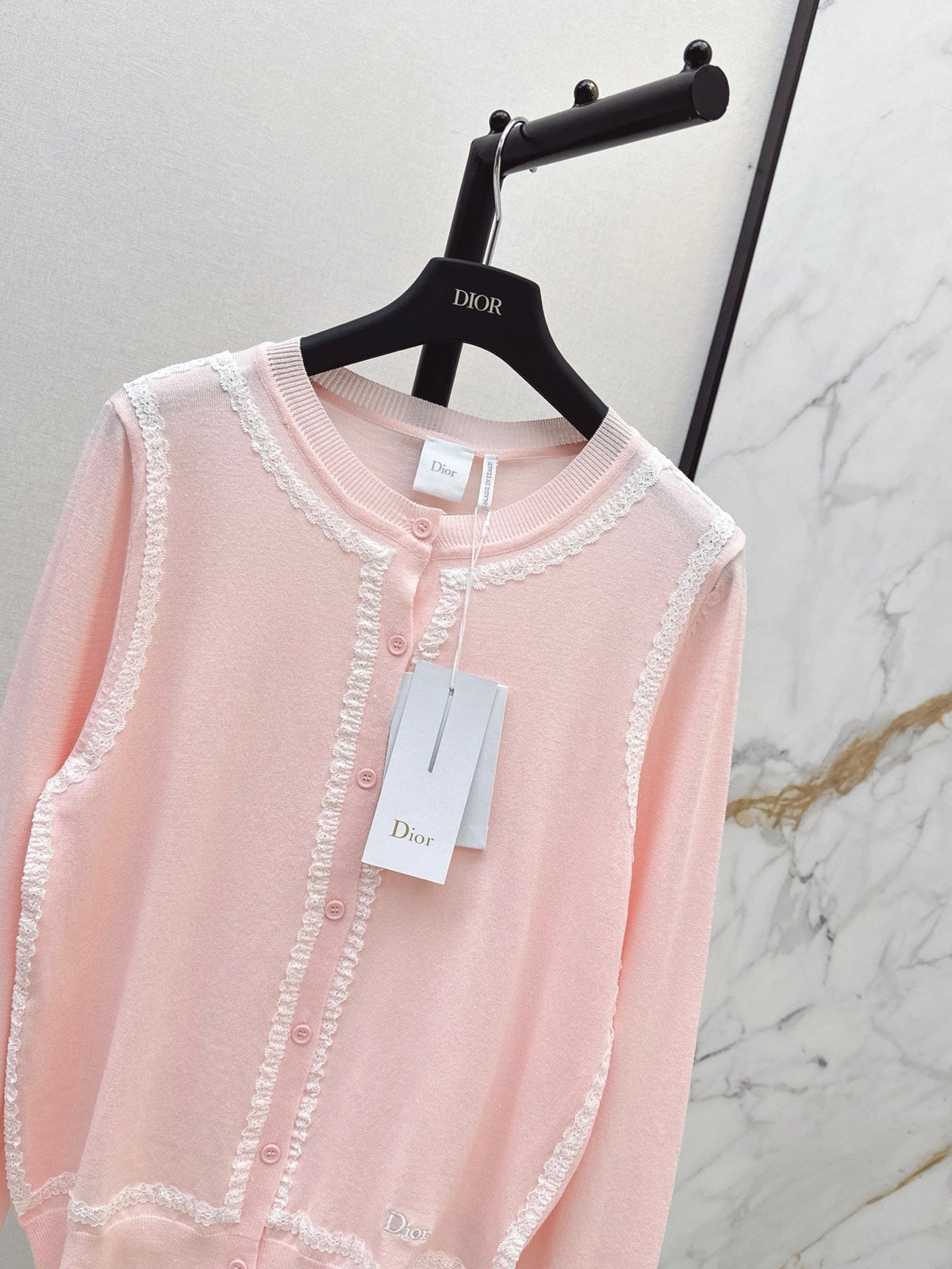 26FW New Garden Series Wool Cardigan with Contrast Trim 🖤