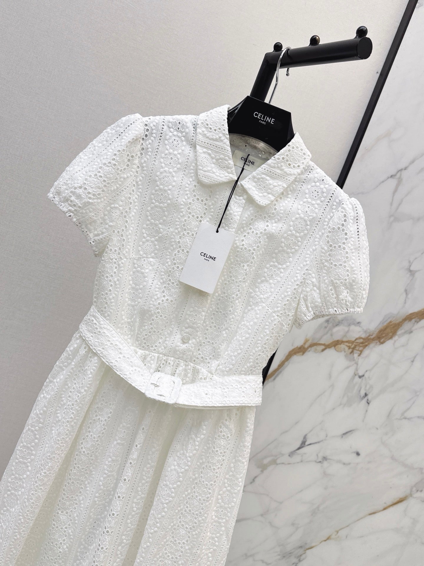 26FW New Cut-out Water-Soluble Embroidery Dress 🤍