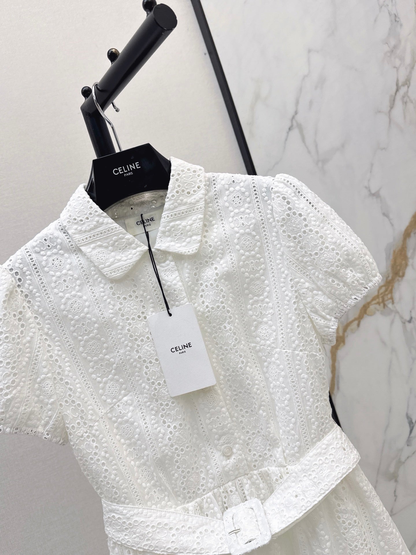 26FW New Cut-out Water-Soluble Embroidery Dress 🤍