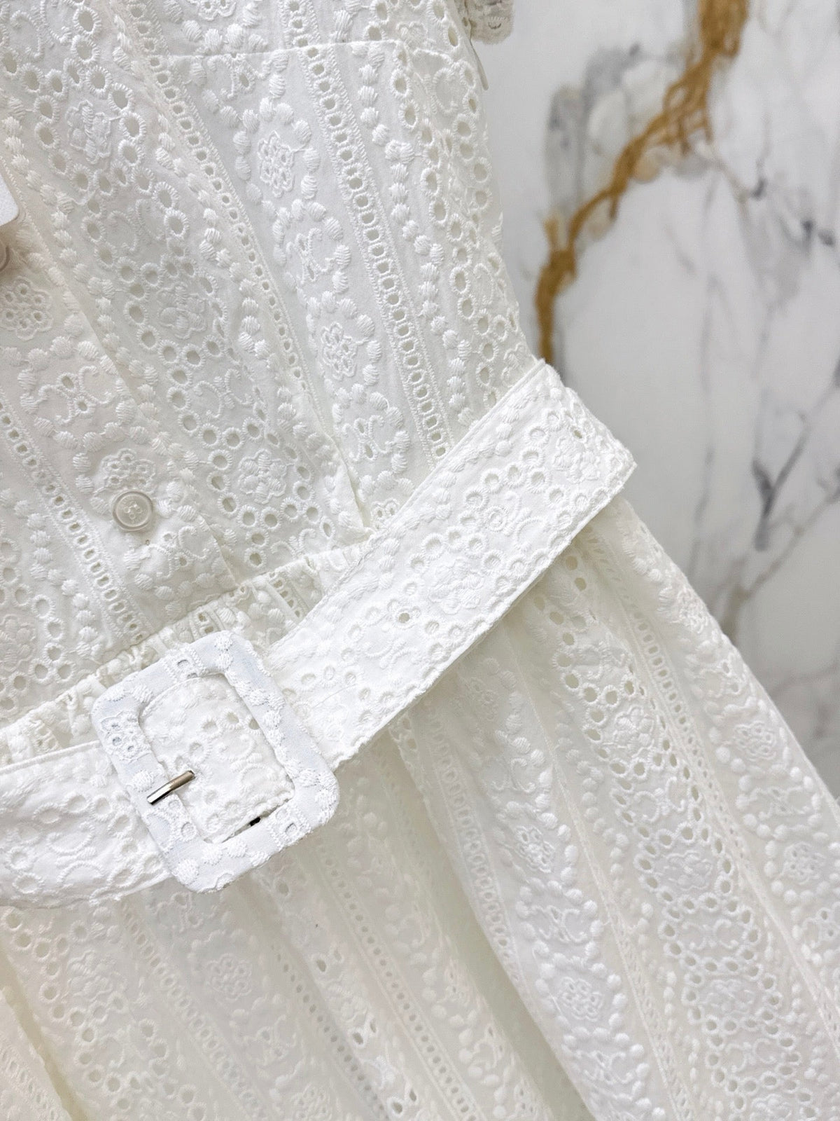 26FW New Cut-out Water-Soluble Embroidery Dress 🤍