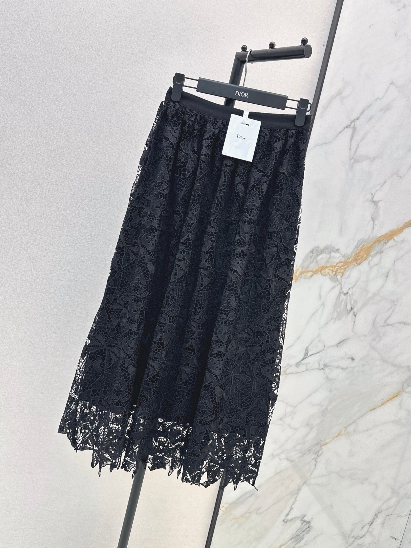26FW New Water-Soluble Floral Embroidery Skirt 🖤