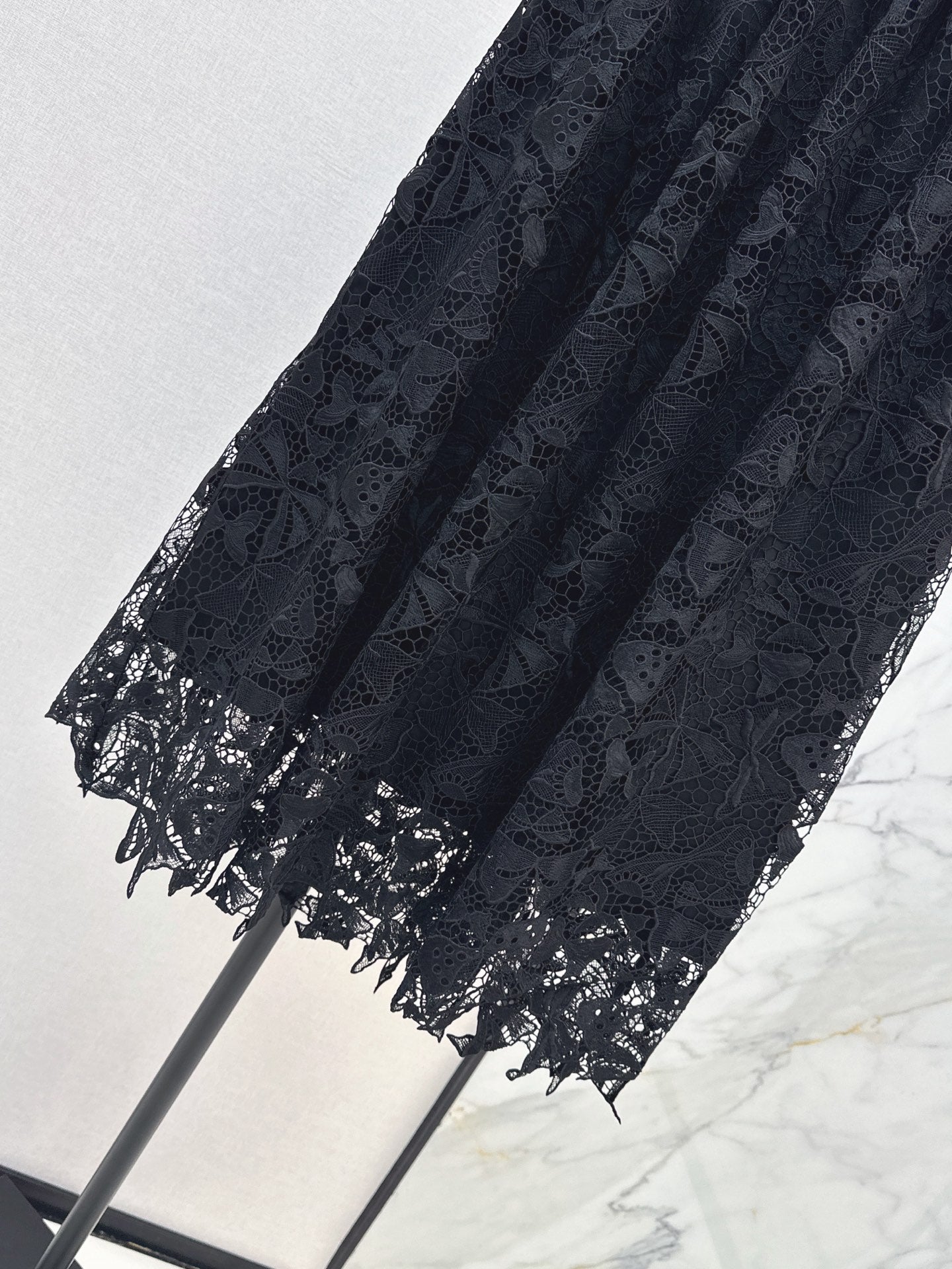26FW New Water-Soluble Floral Embroidery Skirt 🖤