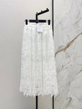26FW New Water-Soluble Floral Embroidery Skirt 🖤