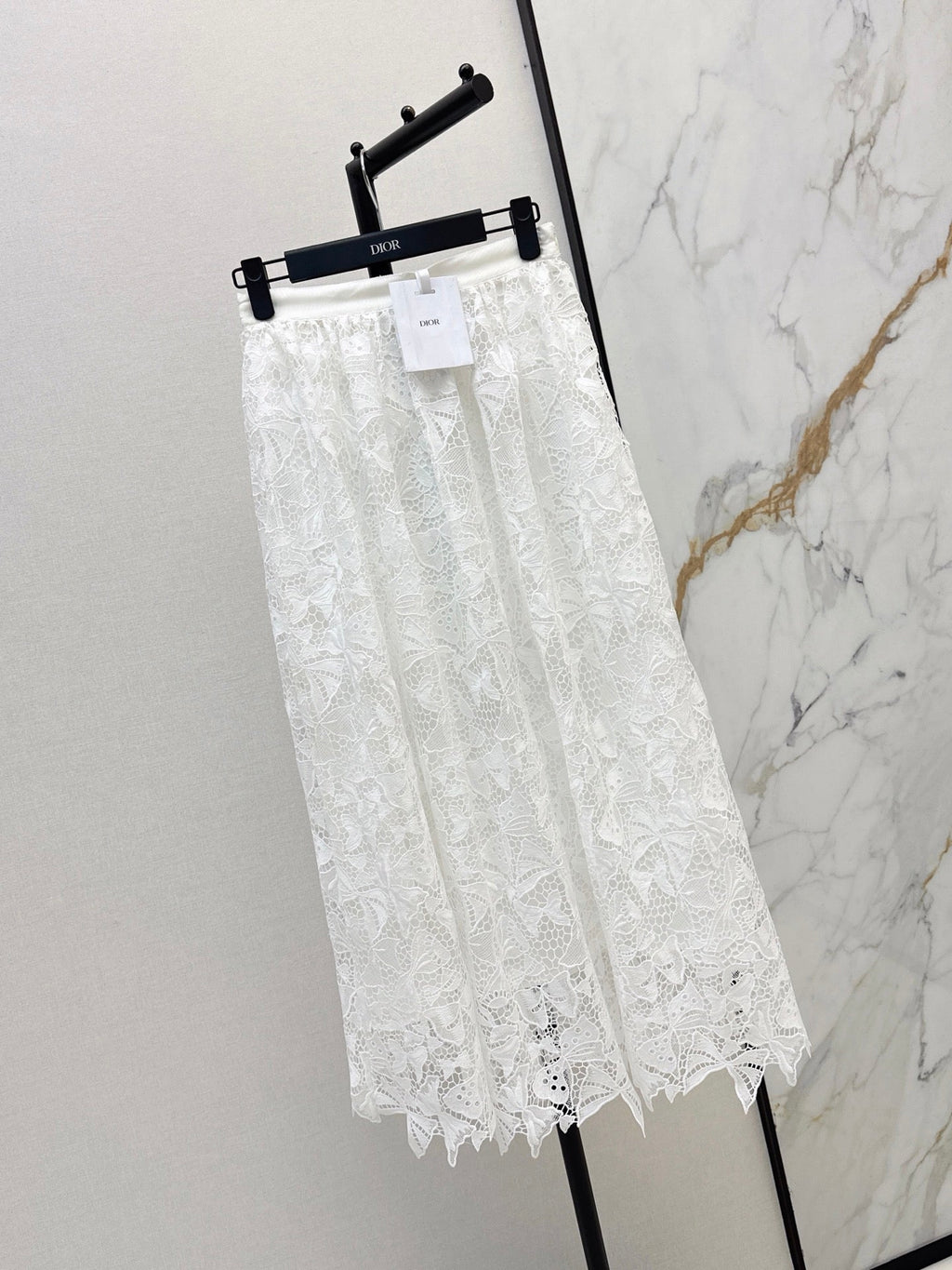 26FW New Water-Soluble Floral Embroidery Skirt 🖤