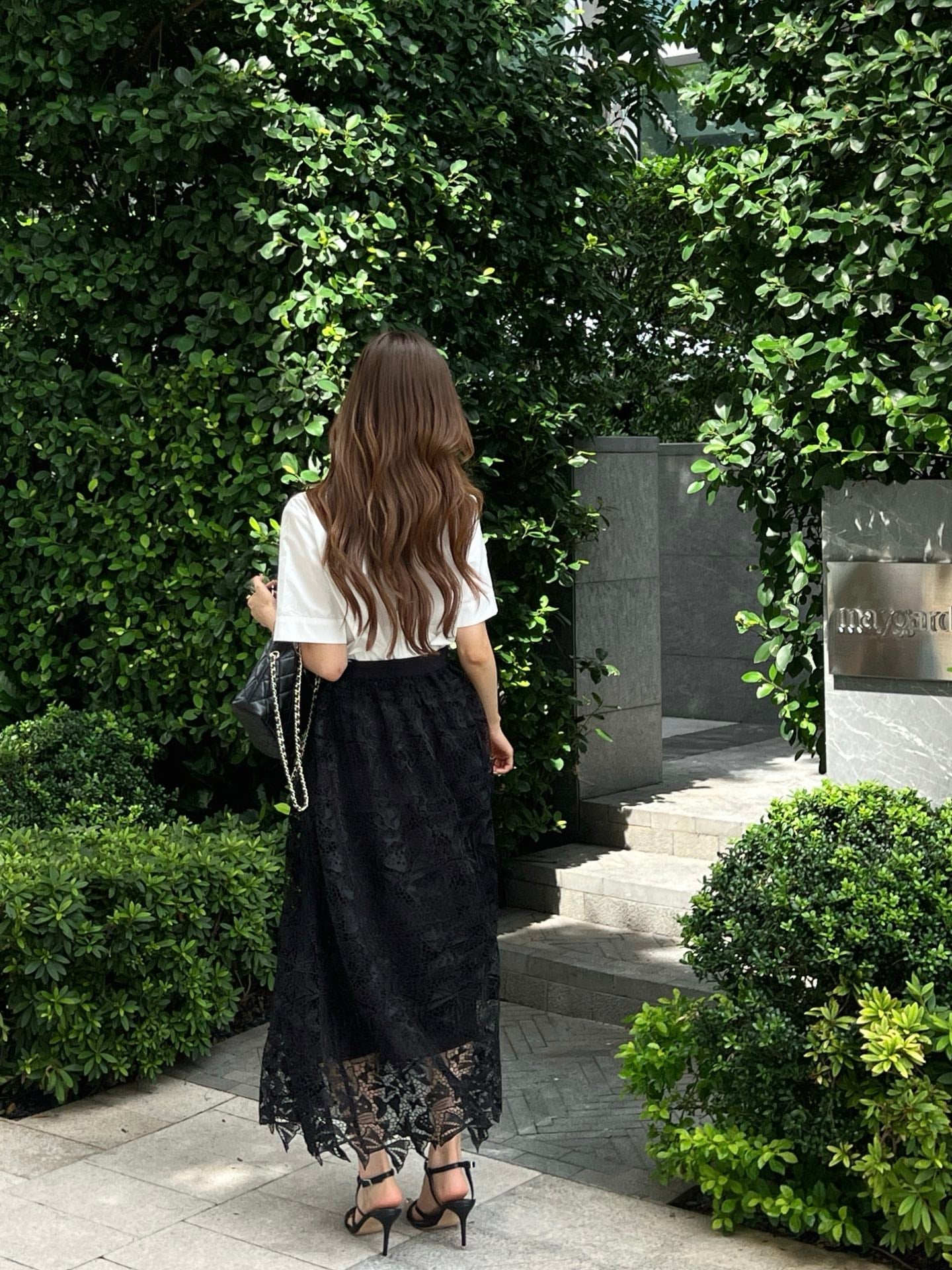 26FW New Water-Soluble Floral Embroidery Skirt 🖤