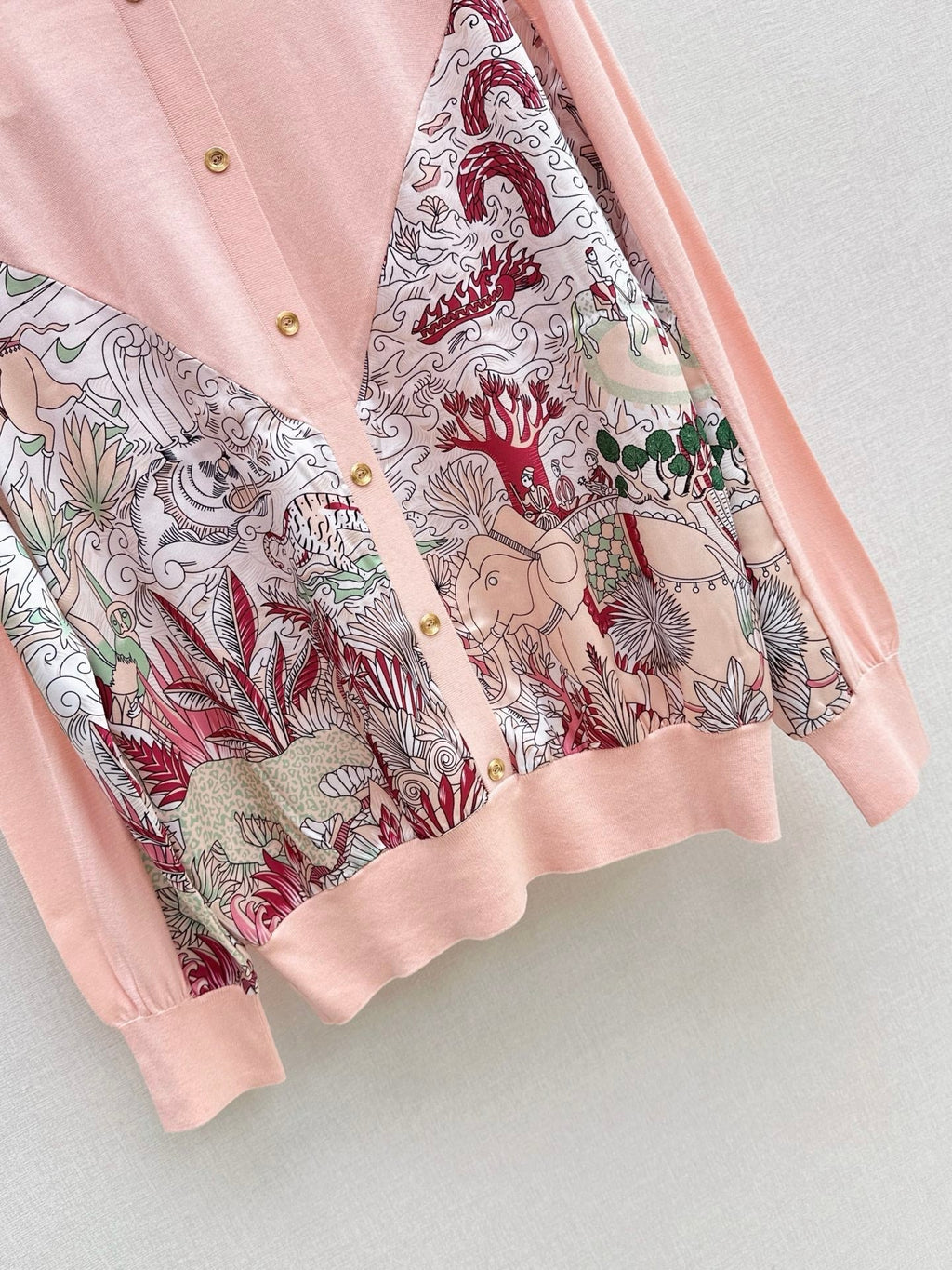 26FW New Printed Panel Knit Cardigan 🖤