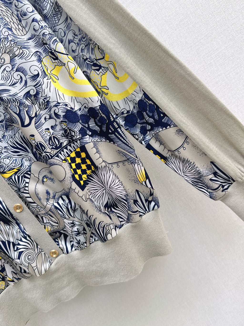 26FW New Printed Panel Knit Cardigan 🖤