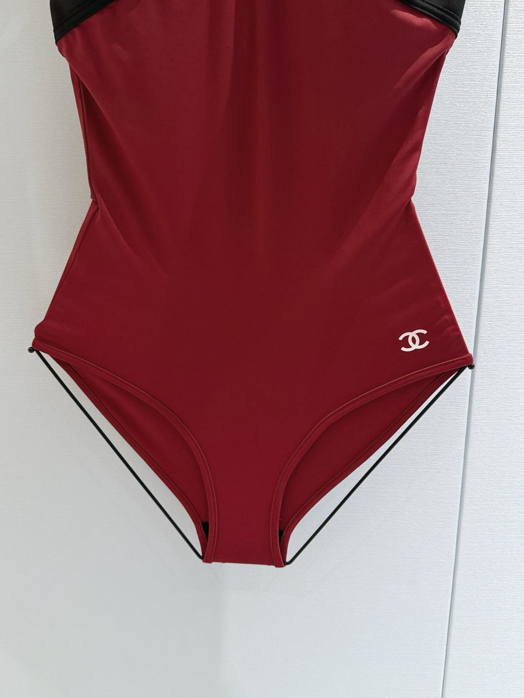 26FW New Dark Red One-Piece Swimsuit👙