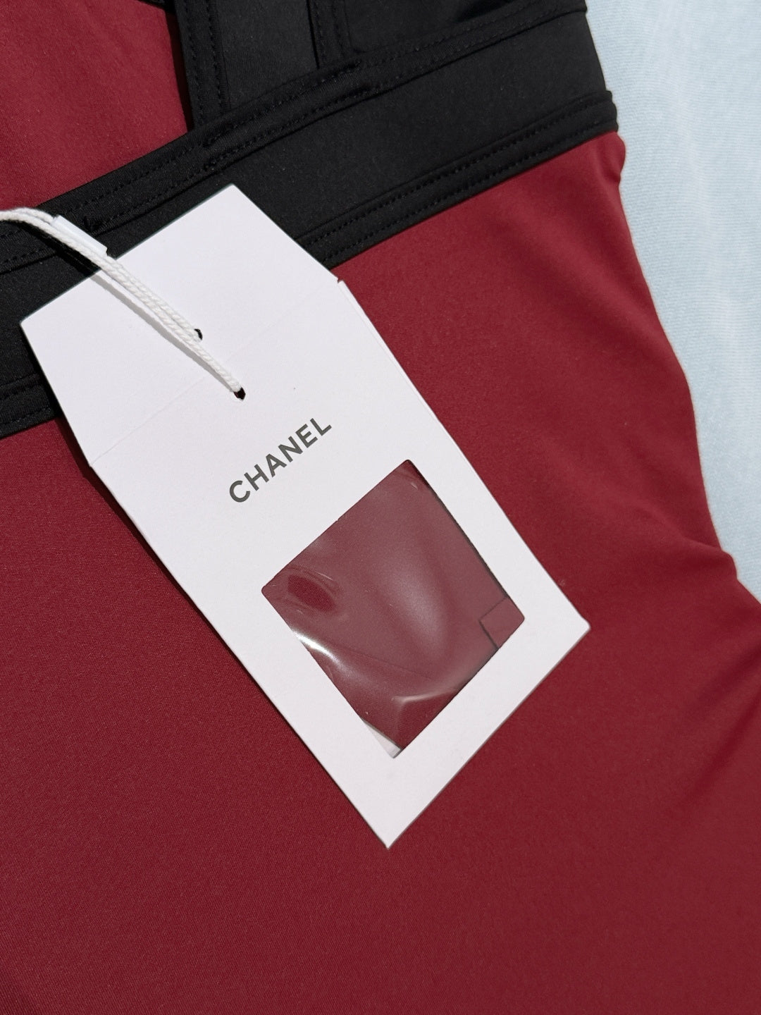 26FW New Dark Red One-Piece Swimsuit👙