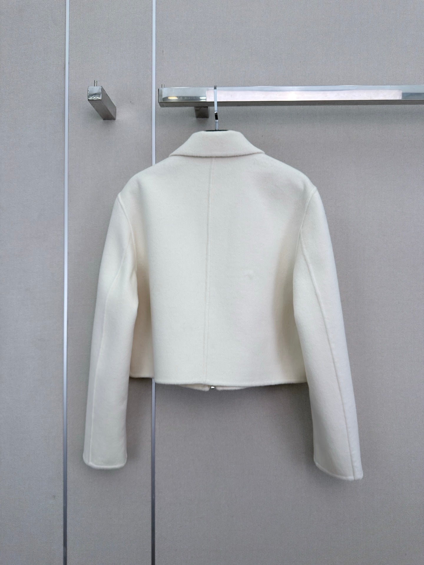 26FW New Reversible Cashmere Coat with Lapel Collar