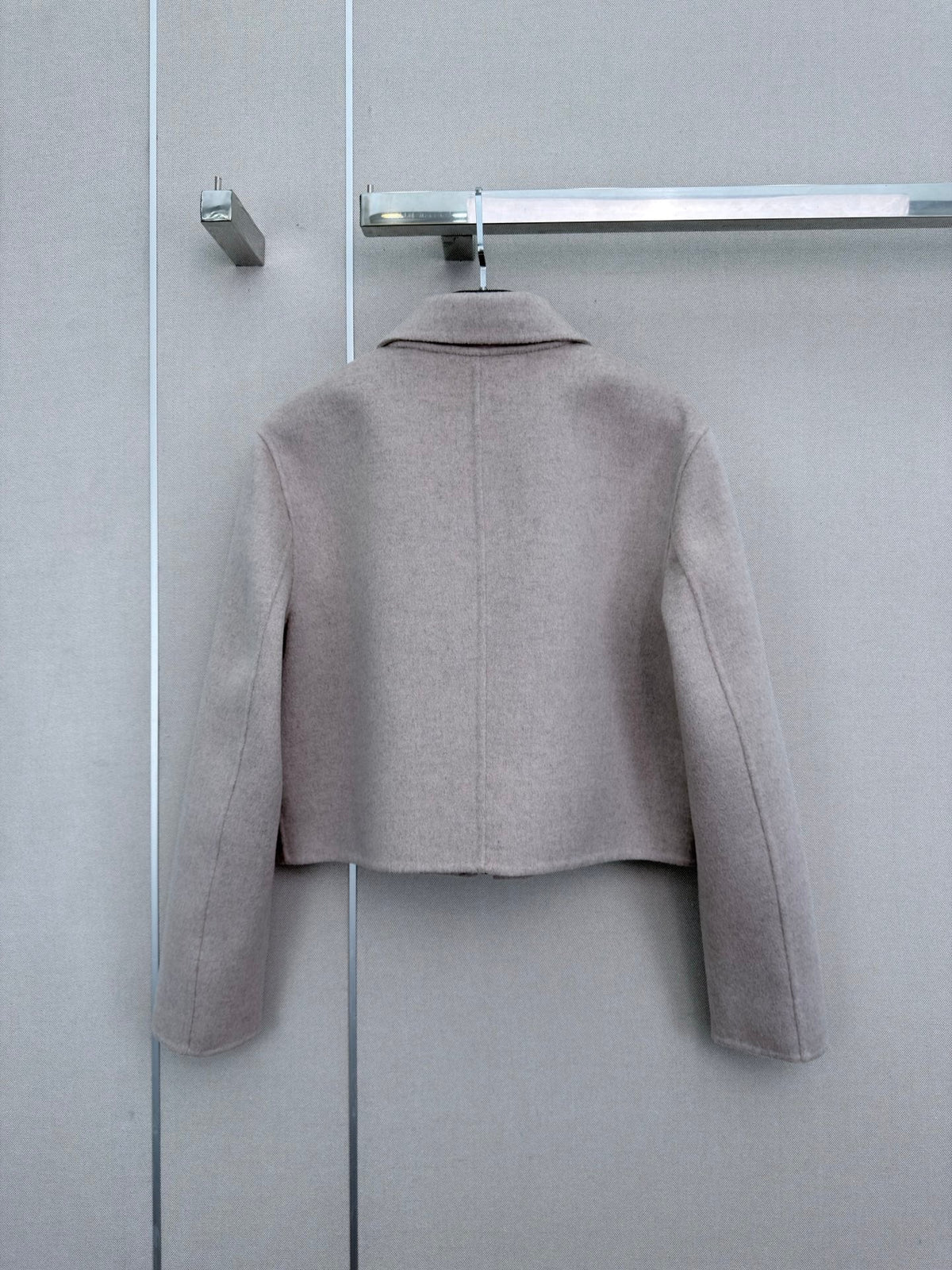 26FW New Reversible Cashmere Coat with Lapel Collar