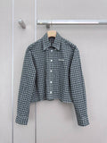 🔥Highest Quality🔥26FW New Plaid Long-Sleeve Shirt with Collar