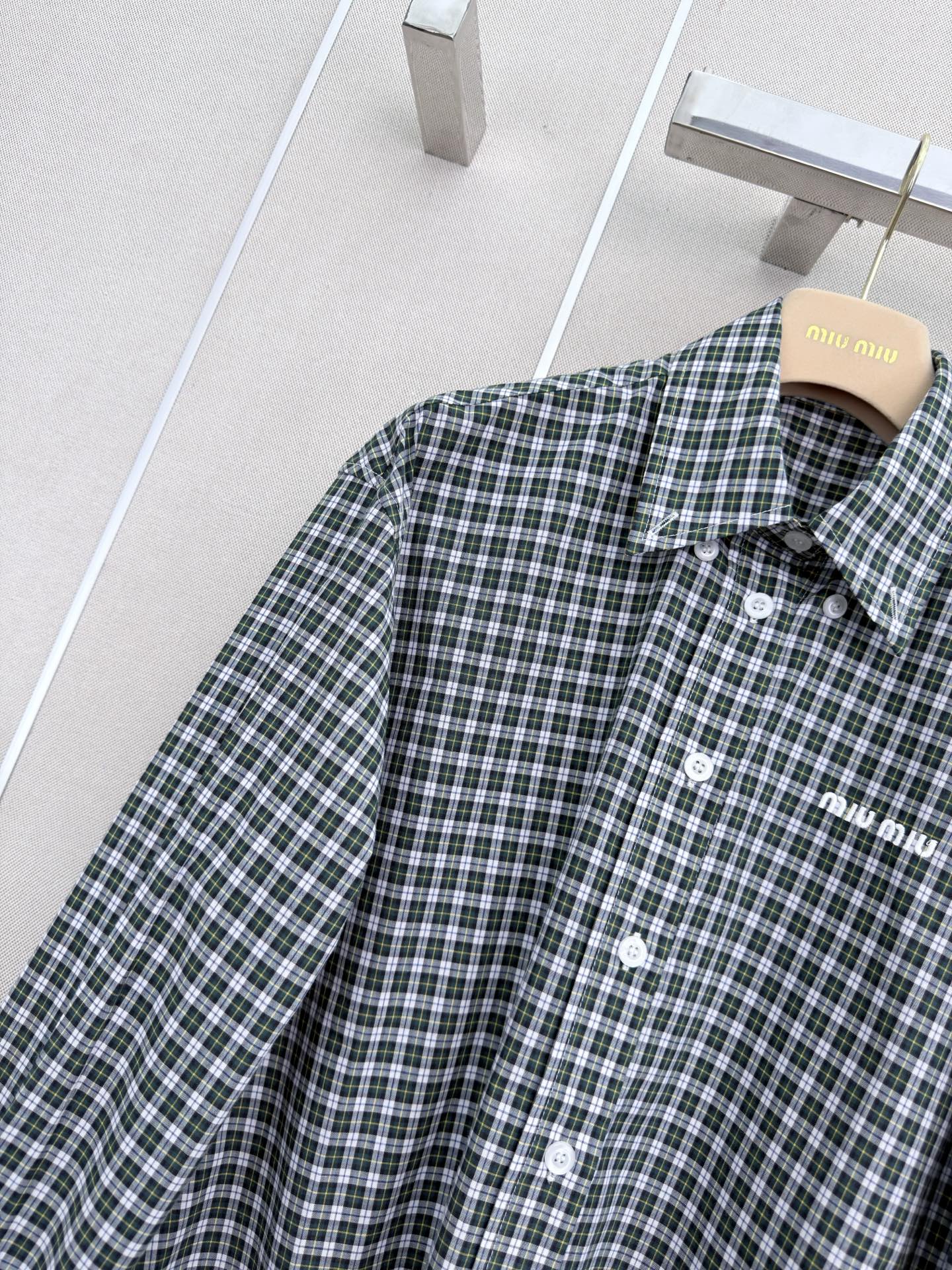 🔥Highest Quality🔥26FW New Plaid Long-Sleeve Shirt with Collar