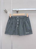 🔥Highest Quality🔥26FW New Plaid Mini Skirt with Elastic Waist