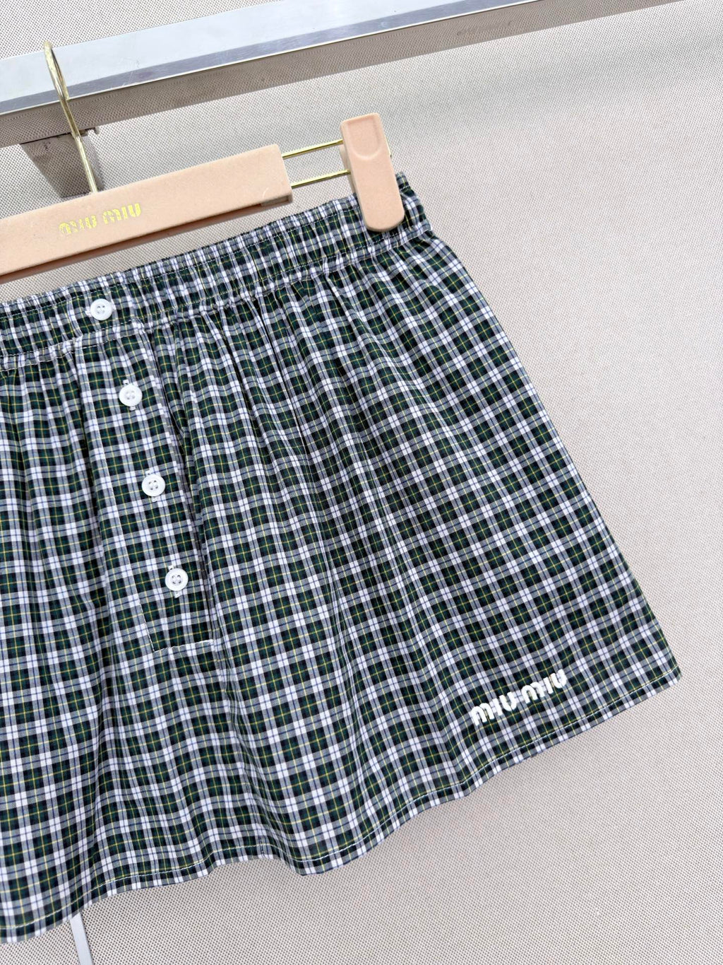 🔥Highest Quality🔥26FW New Plaid Mini Skirt with Elastic Waist
