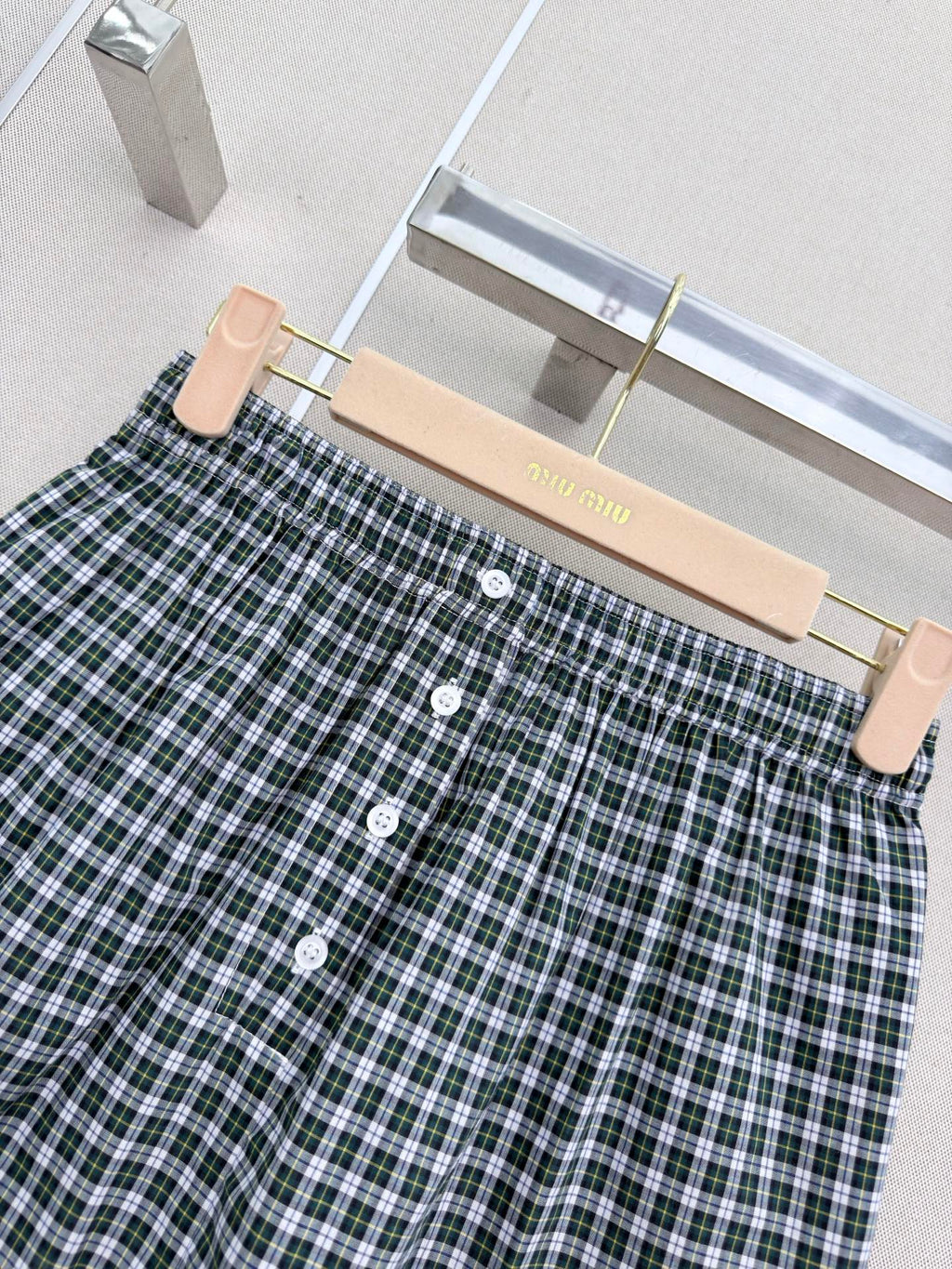 🔥Highest Quality🔥26FW New Plaid Mini Skirt with Elastic Waist