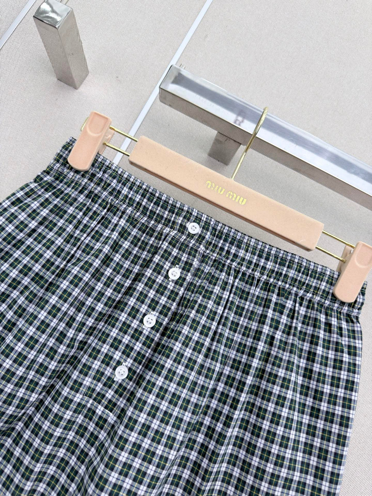 🔥Highest Quality🔥26FW New Plaid Mini Skirt with Elastic Waist