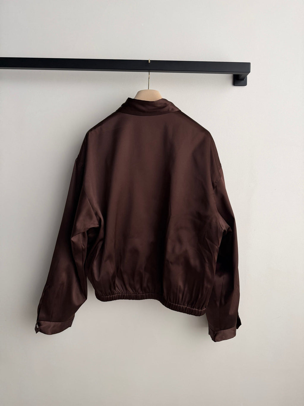 26FW New Chocolate Brown Silk Jacket