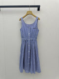 26FW New Blue & White Striped Dress 🩵