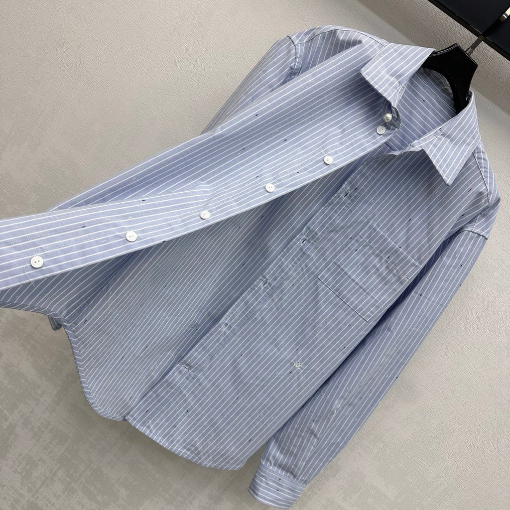 🔥HOT🔥26FW New Spotted Stripe Shirt
